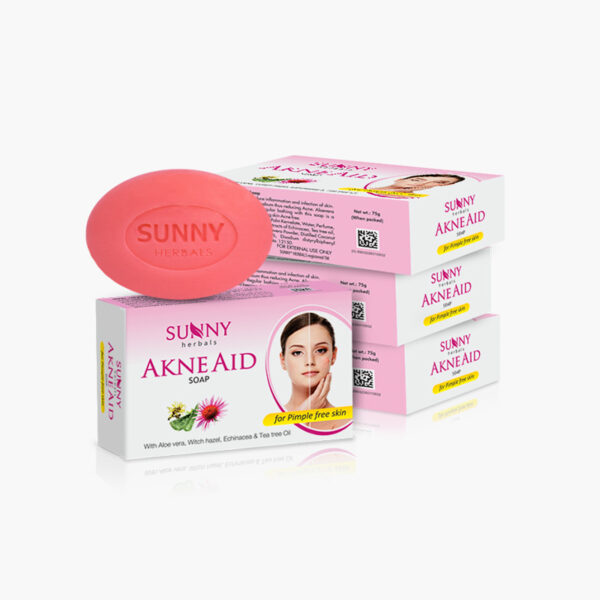 SUNNY HERBALS AKNE AID SOAP (PACK OF 4)