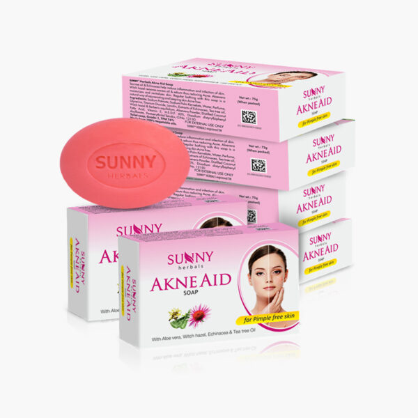 SUNNY HERBALS AKNE AID SOAP (PACK OF 6)