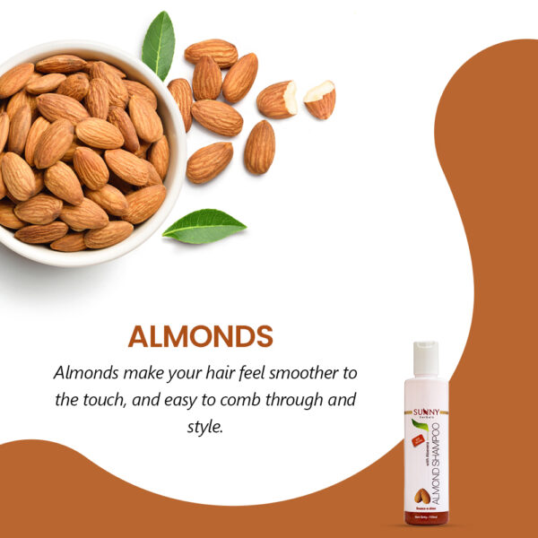 SUNNY HERBALS ALMOND SHAMPOO WITH FACE SCRUB 10 GM