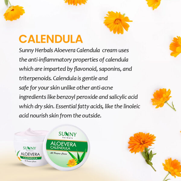 SUNNY HERBALS ALOEVERA CALENDULA CREAM