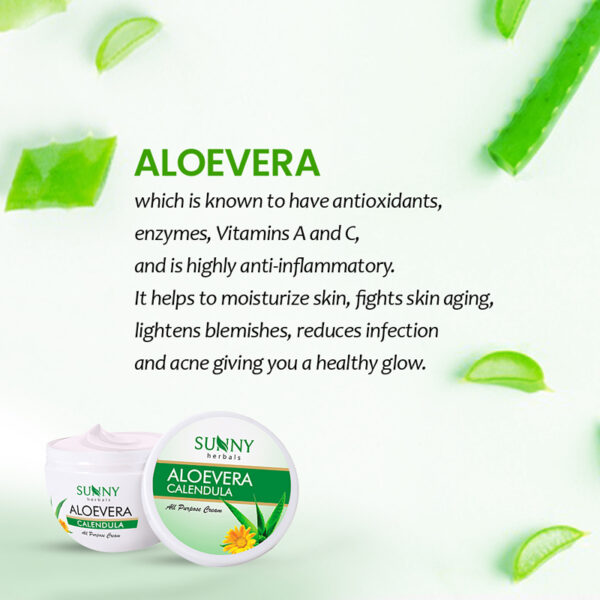 SUNNY HERBALS ALOEVERA CALENDULA CREAM