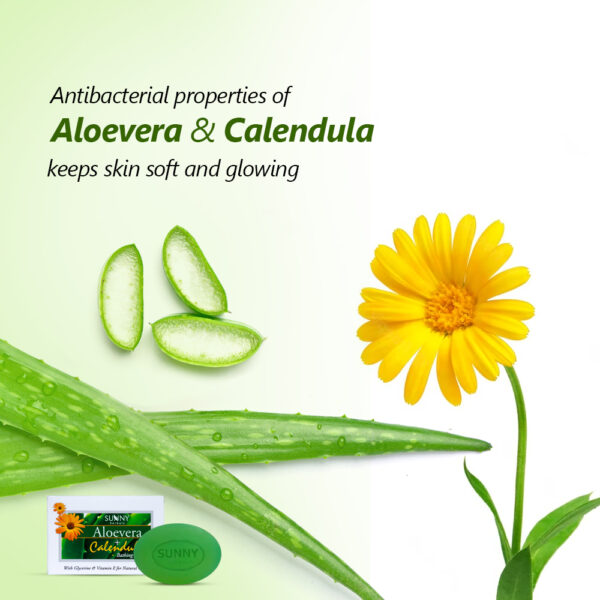 ALOEVERA+CALENDULA BATHING BAR-75GMS