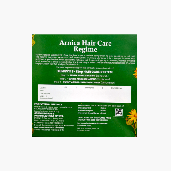 SUNNY HERBALS ARNICA HAIR CARE REGIME