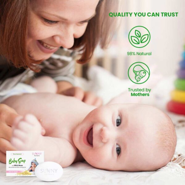 BABY SOAP WITH MILK & BESAN - 75G