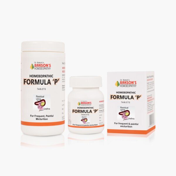 HOMOEOPATHIC FORMULA 'P' TABLETS