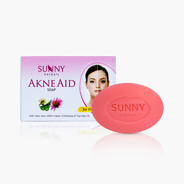 SUNNY HERBALS AKNE AID SOAP - 75 GMS