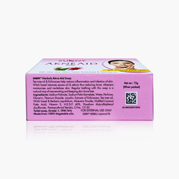 SUNNY HERBALS AKNE AID SOAP - 75 GMS