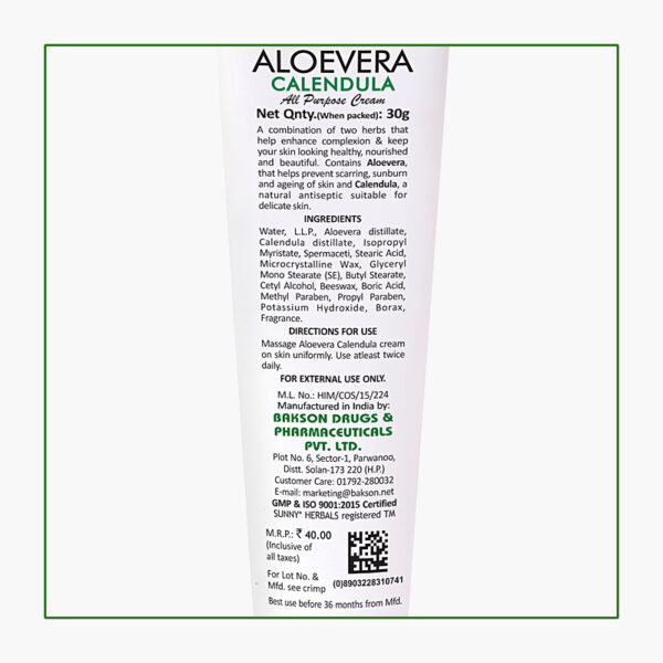 ALOEVERA CALENDULA CREAM-30GM