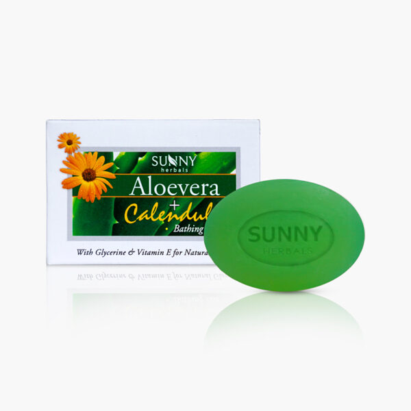 ALOEVERA+CALENDULA BATHING BAR-75GMS