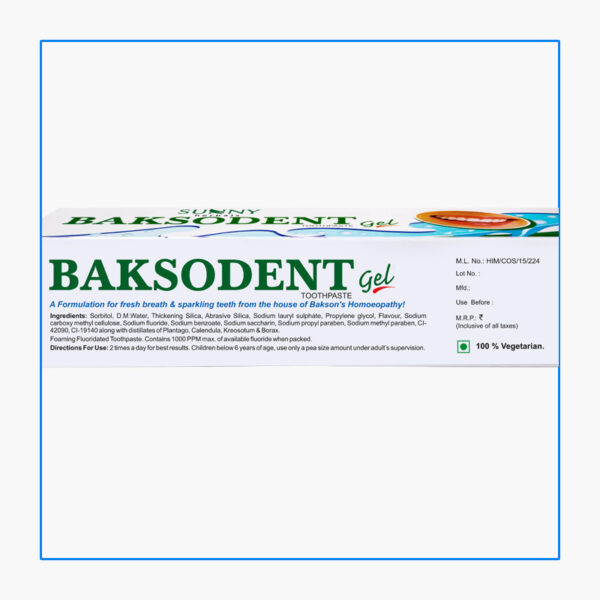 BAKSODENT TOOTHPASTE GEL-100GM