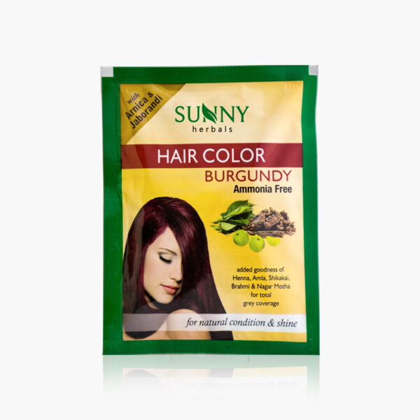 HAIR COLOR BURGANDY-2 SACHETS OF 10GM EACH