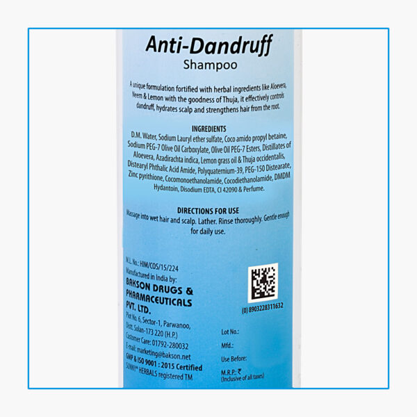 ANTI DANDRUFF SHAMPOO-150ML