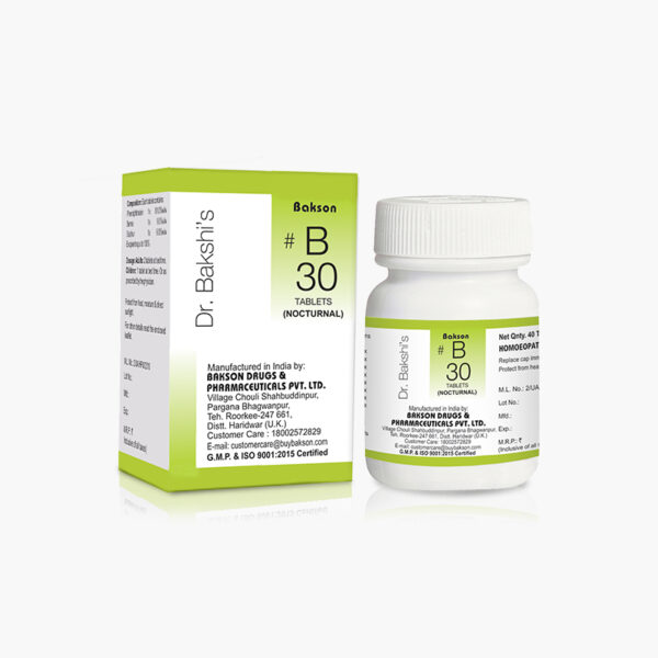 #B 30 TABLETS