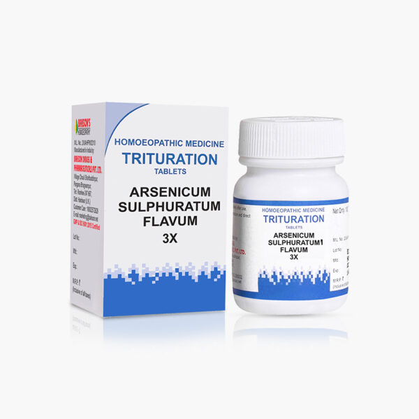 ARSENICUM SULPHURATUM FLAVUM-3X-100TAB