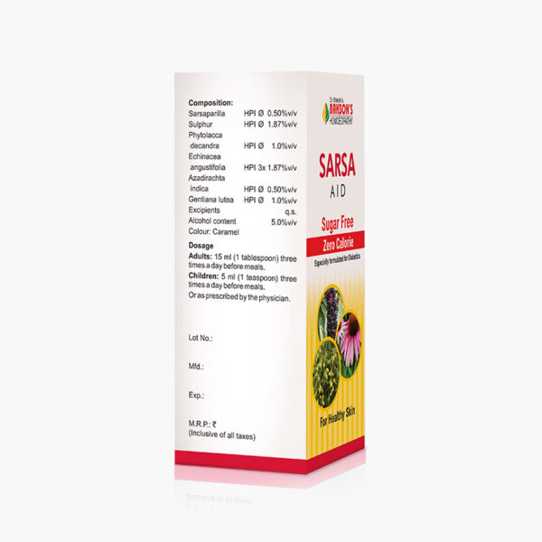 SARSA AID (SUGAR FREE)-450 ML