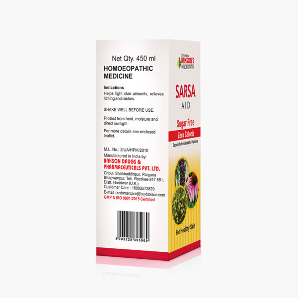 SARSA AID (SUGAR FREE)-450 ML