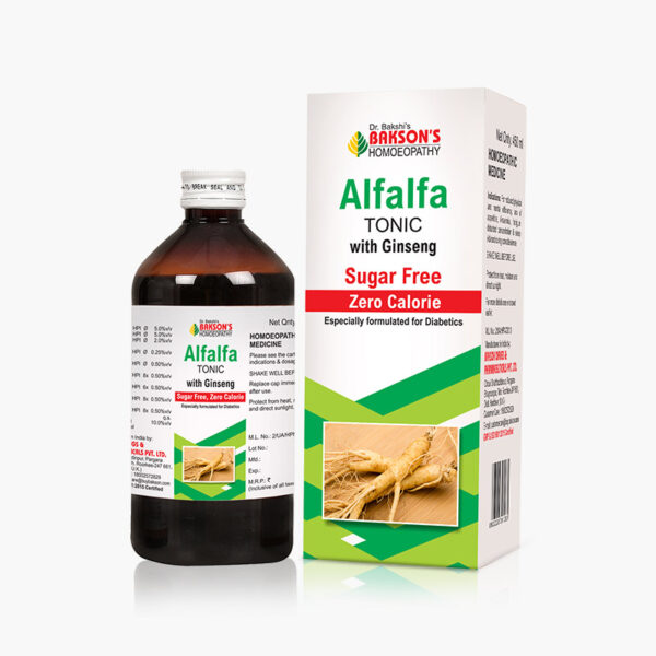 ALFALFA TONIC WITH GINSENG (SUGAR FREE)-450ML