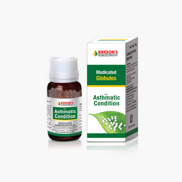 MEDICATED GLOBULES FOR ASTHMATIC CONDITION