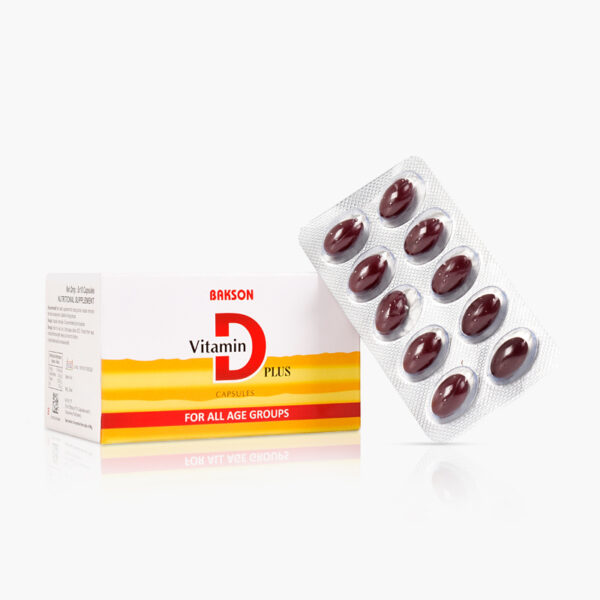 BAKSON VITAMIN D PLUS-50 CAPSULES