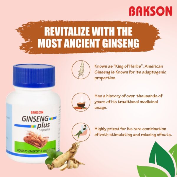 BAKSON GINSENG PLUS CAPSULES