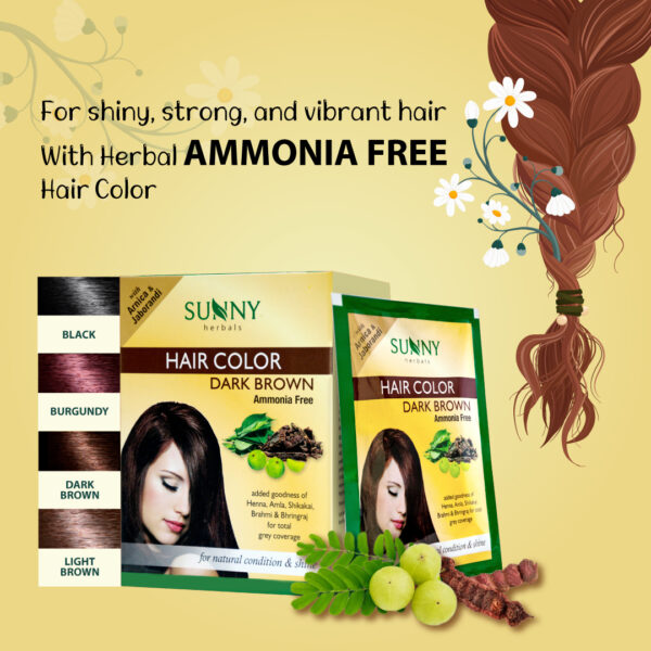 HAIR COLOR BURGANDY-2 SACHETS OF 10GM EACH