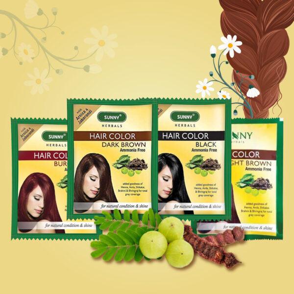 HAIR COLOR BURGANDY-2 SACHETS OF 10GM EACH